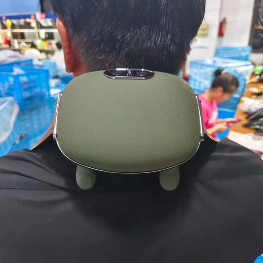 Electric Neck & Shoulder Massager – Cervical Trapezius Deep Tissue Massager for Muscle Knots, Tension, Stress & Chronic Pain Relief | Home Office & Gift