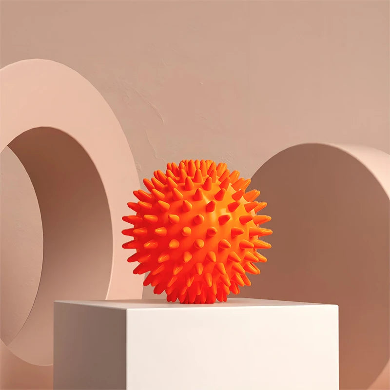 Spiky Massage Ball for Plantar Fasciitis – Deep Tissue Foot Massager Ball for Muscle Relaxation, Trigger Point Relief & Physical Therapy | Yoga & Pilates