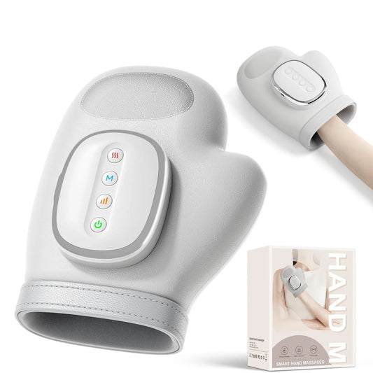 Hand Massager with Air Compression – Electric Finger, Wrist & Palm Massager for Arthritis, Carpal Tunnel & Hand Pain Relief | Men & Women
