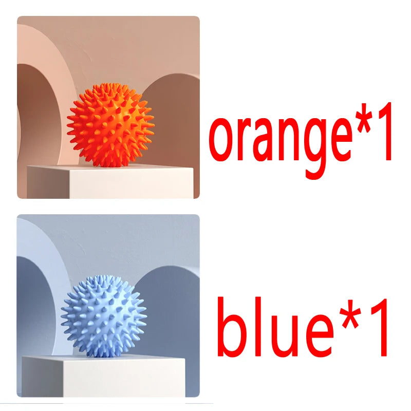 Spiky Massage Ball for Plantar Fasciitis – Deep Tissue Foot Massager Ball for Muscle Relaxation, Trigger Point Relief & Physical Therapy | Yoga & Pilates