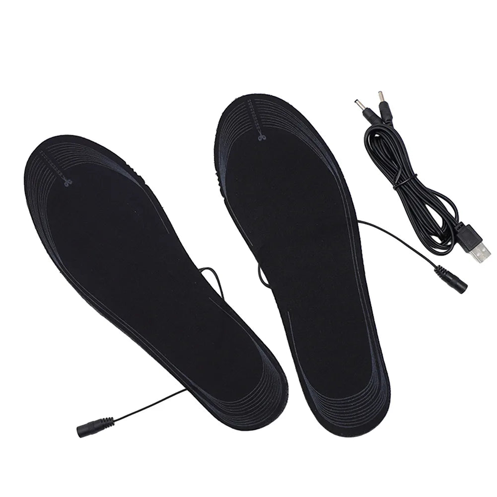 Heated Shoe Insoles Electric USB – Rechargeable Foot Warmer Insoles for Men & Women | Winter Outdoor Sports, Hiking & Cold Weather