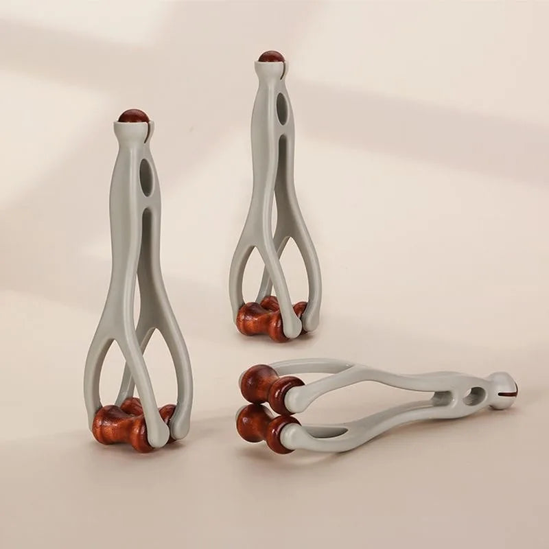 Wooden Finger Massager Roller – Acupressure Tool for Hand Joint Pain Relief, Arthritis & Finger Stretching Exercise | Physical Therapy Tool