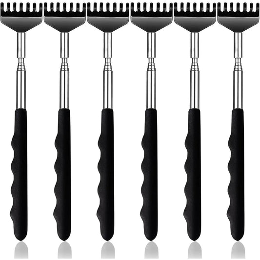 Extendable Back Scratcher Telescopic – Stainless Steel Portable Back Scratcher with Comfort Grip Handle for Men & Women | Great Gift Idea