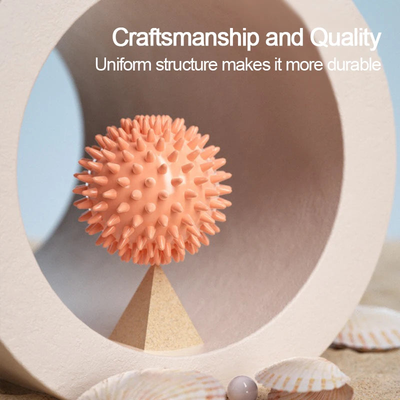 Spiky Massage Ball for Plantar Fasciitis – Deep Tissue Foot Massager Ball for Muscle Relaxation, Trigger Point Relief & Physical Therapy | Yoga & Pilates