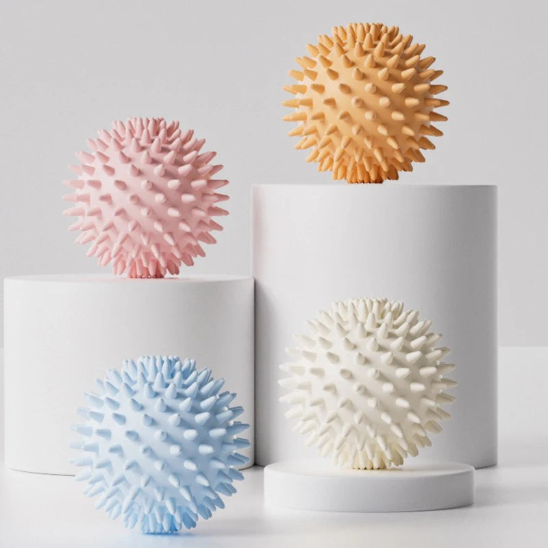 Spiky Massage Ball for Plantar Fasciitis – Deep Tissue Foot Massager Ball for Muscle Relaxation, Trigger Point Relief & Physical Therapy | Yoga & Pilates