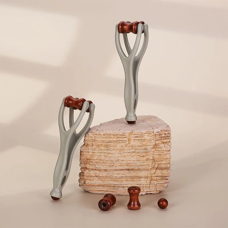 Wooden Finger Massager Roller – Acupressure Tool for Hand Joint Pain Relief, Arthritis & Finger Stretching Exercise | Physical Therapy Tool